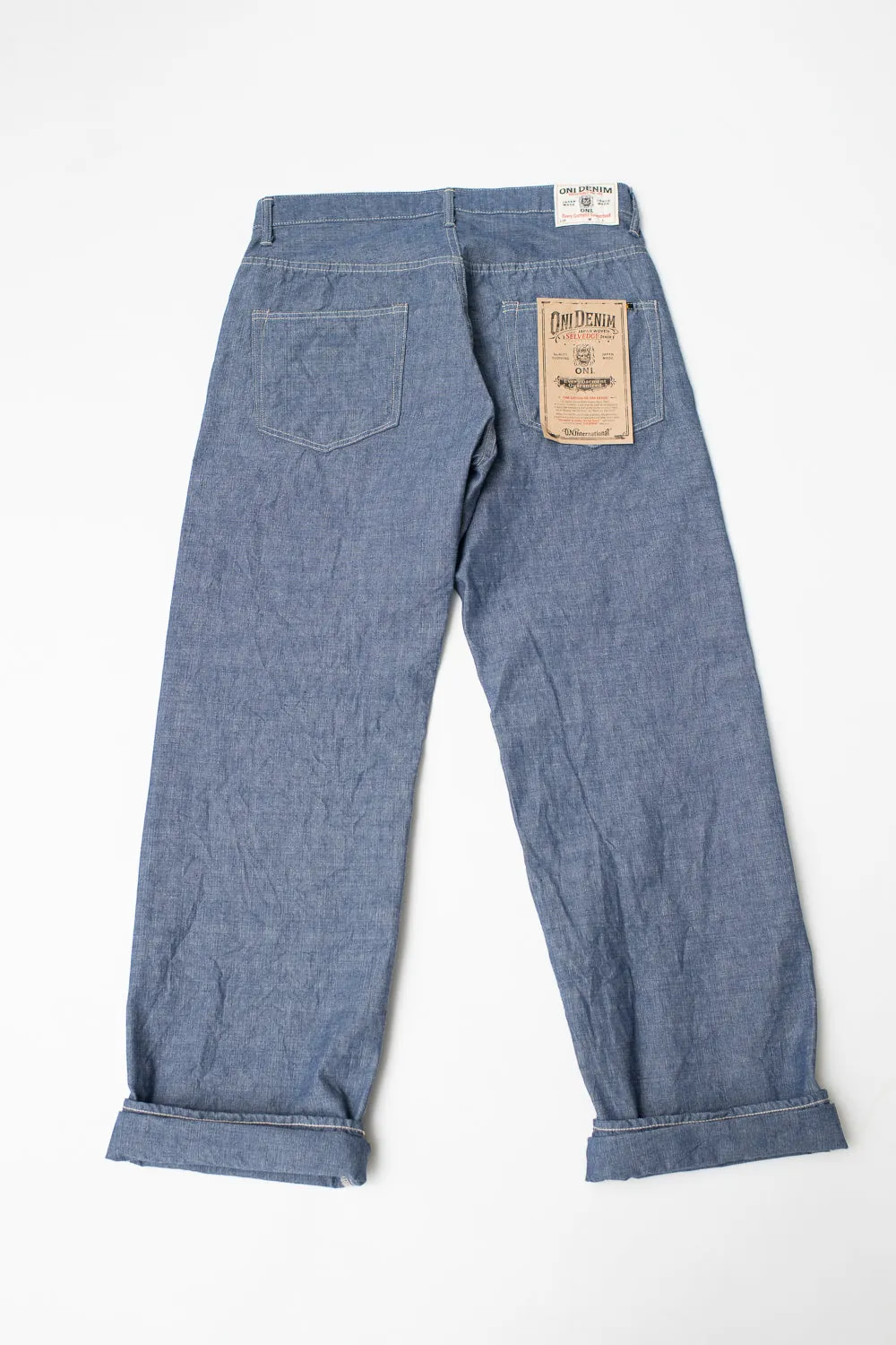 022-SVCH - 8.5oz "Selvedge Chambray" Denim - Relax Straight Fit