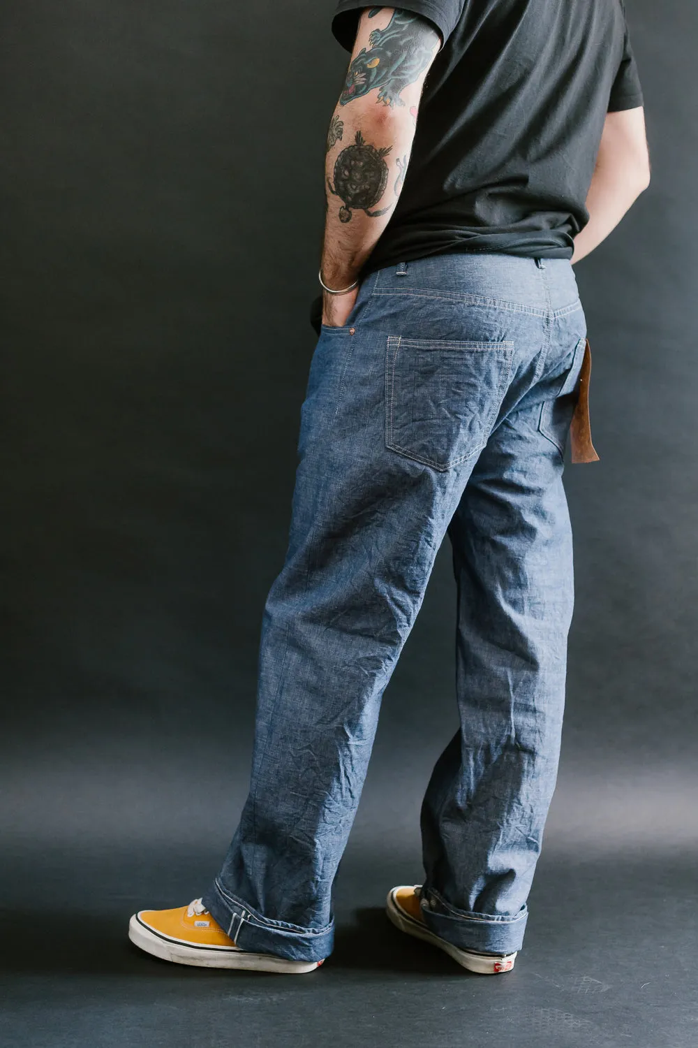 022-SVCH - 8.5oz "Selvedge Chambray" Denim - Relax Straight Fit