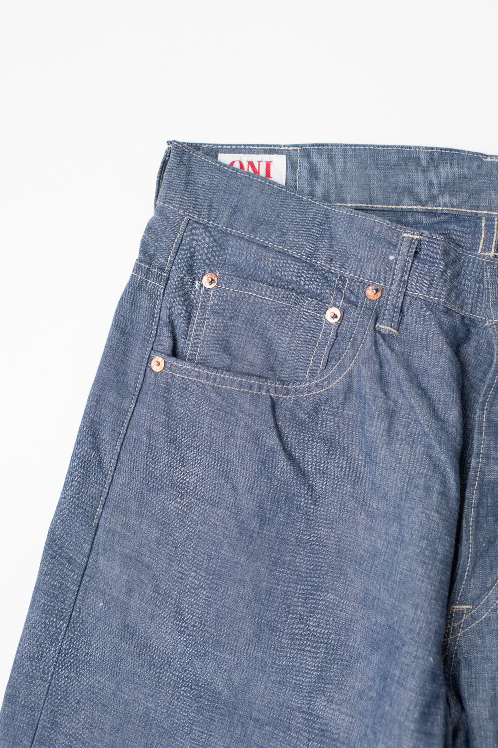 022-SVCH - 8.5oz "Selvedge Chambray" Denim - Relax Straight Fit