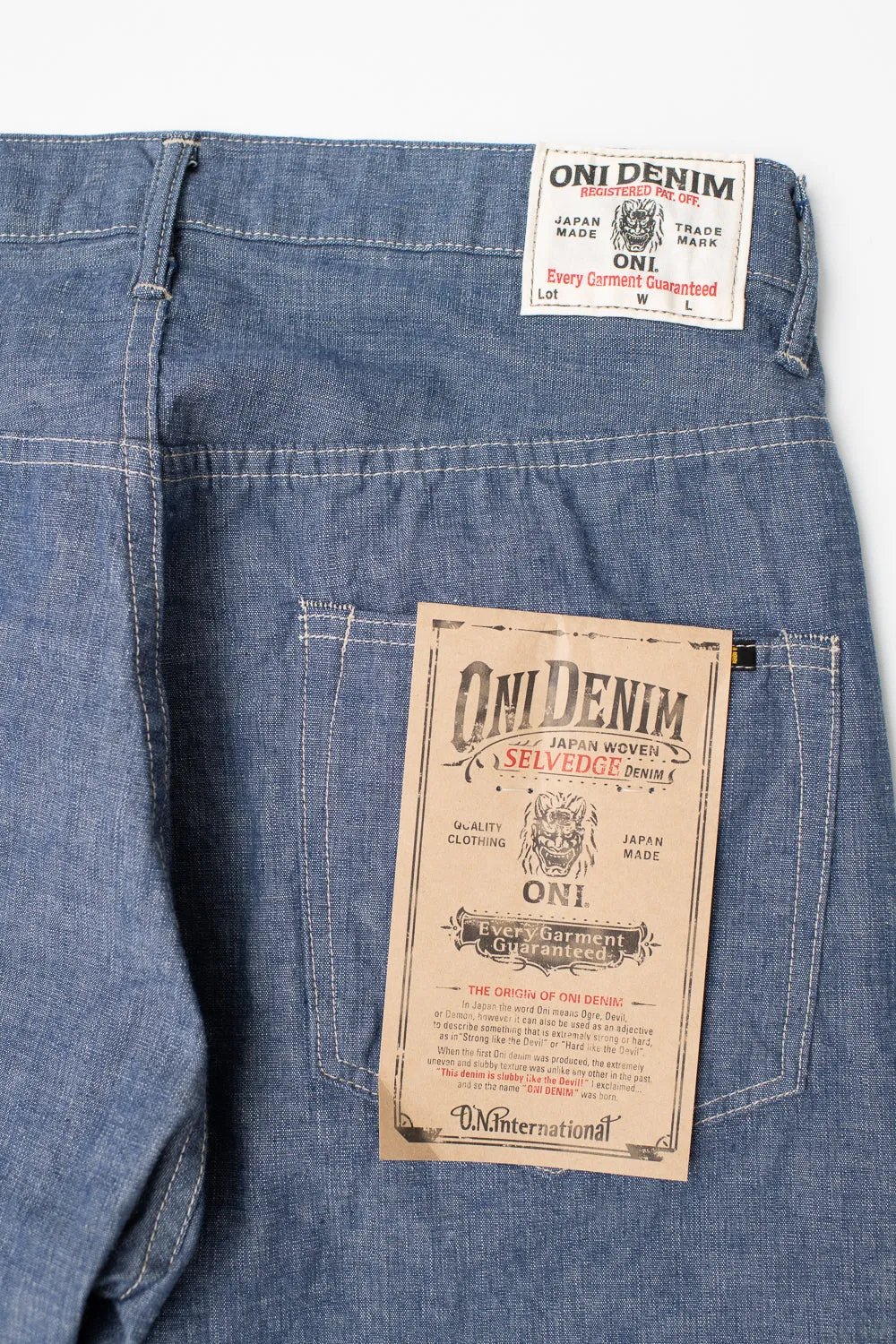 022-SVCH - 8.5oz "Selvedge Chambray" Denim - Relax Straight Fit