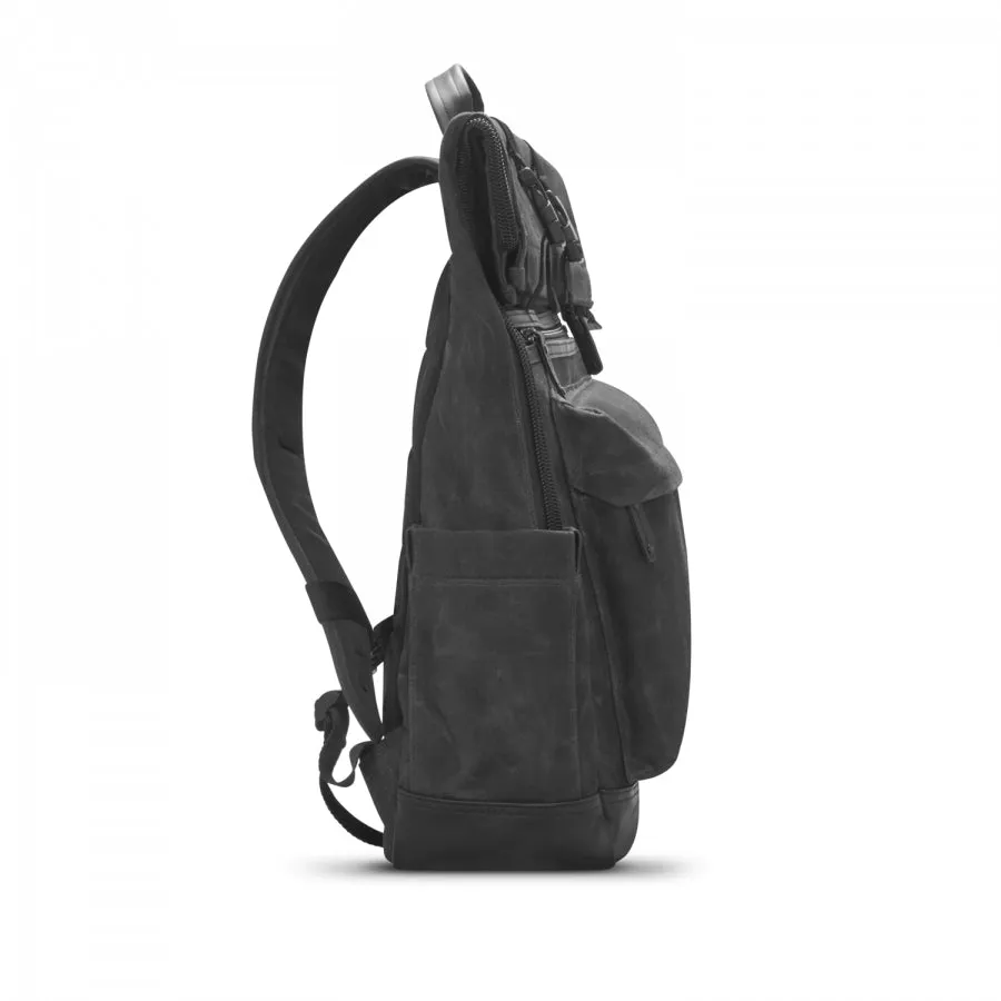 16In Elite Canvas Backpack Blk