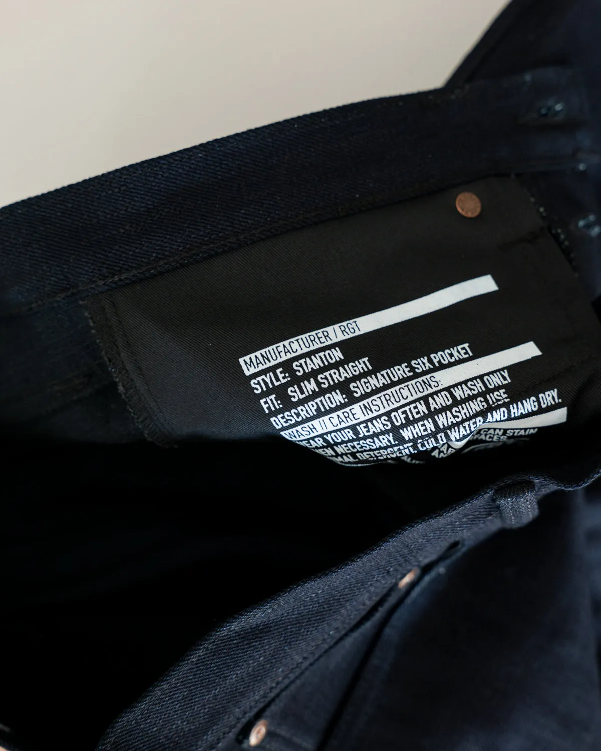 17oz - Cryptic Indigo x Stealth Selvedge - Stanton Fit