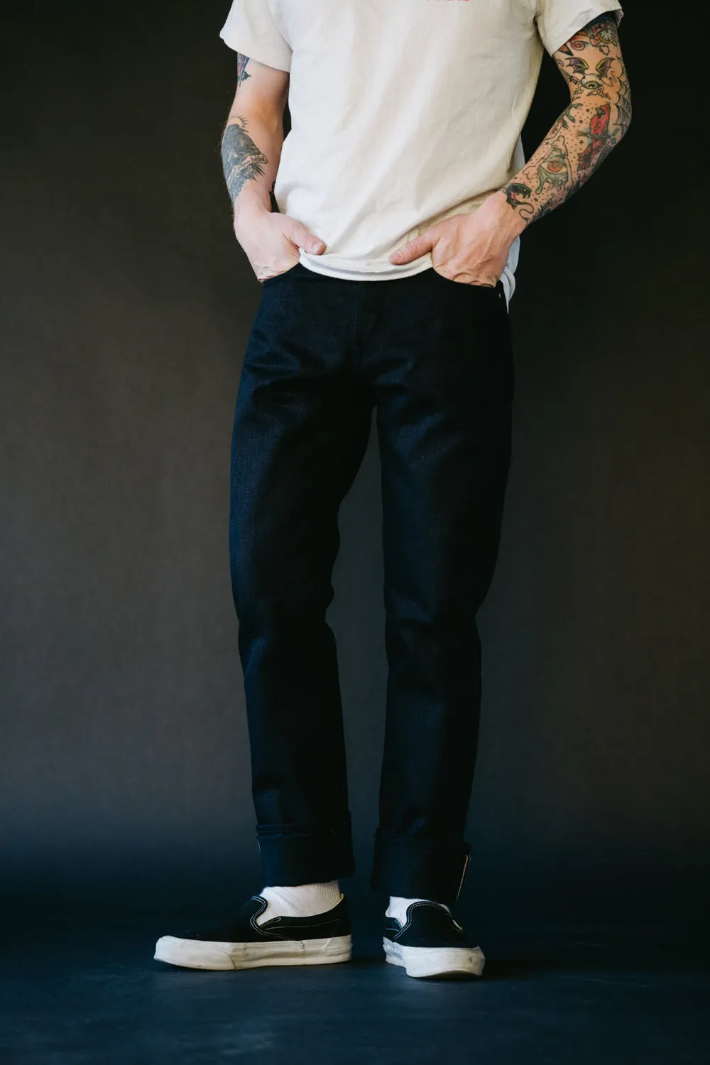 17oz - Cryptic Indigo x Stealth Selvedge - Stanton Fit