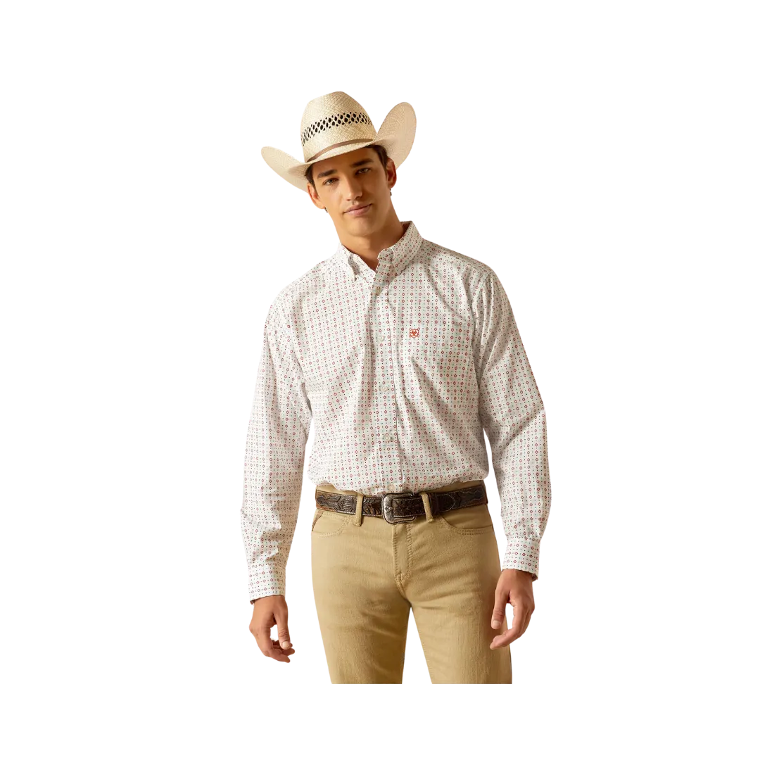 Ariat Men's Kade Classic Fit White Big Shirt