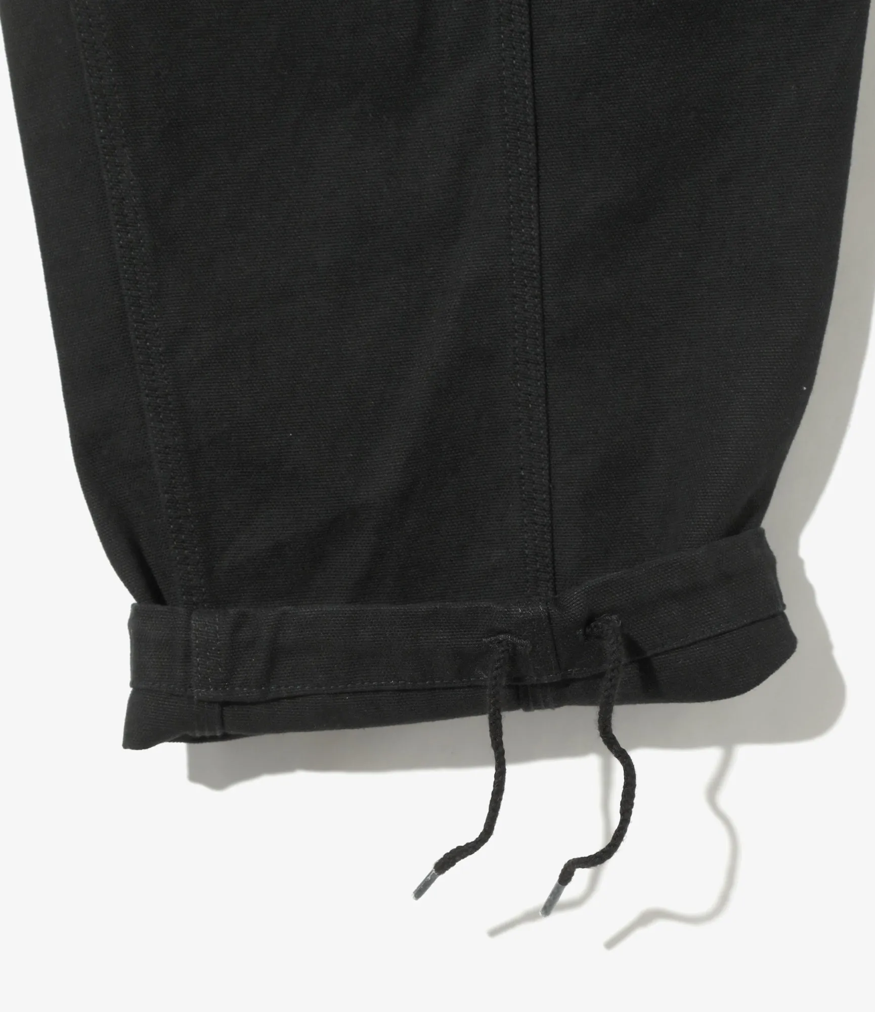 Belted Centre Seam Pant – Black 11.5oz Canvas