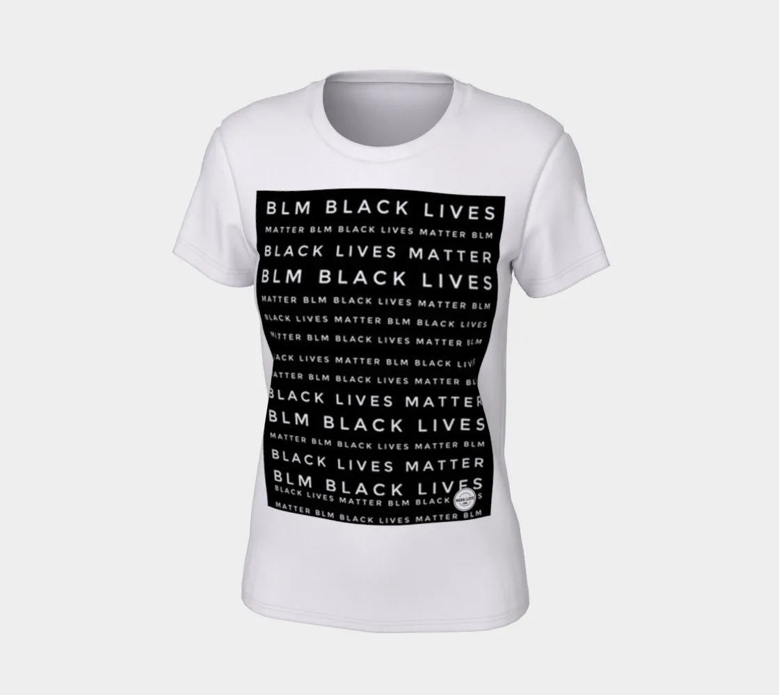 Black Lives Matter TEXT women's T-shirt