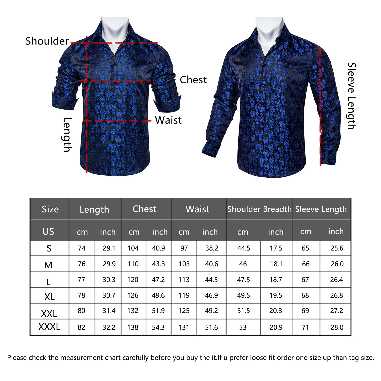 Black Purple Paisley Silk Men's Long Sleeve Shirt