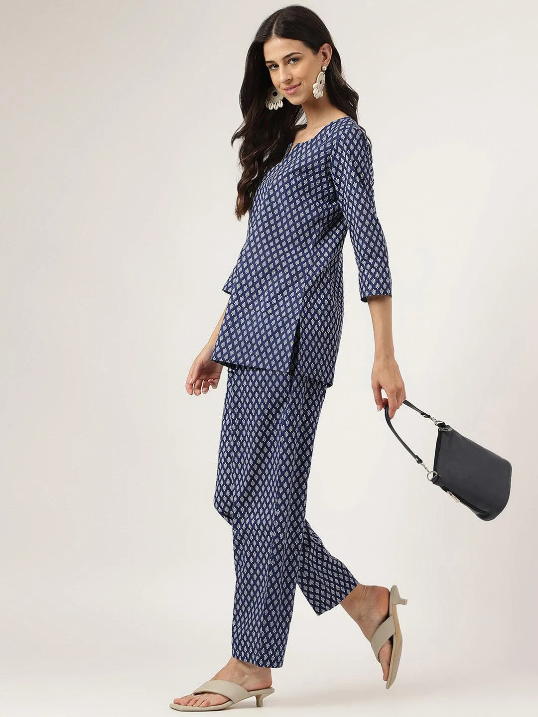 Blue Printed Loungewear/Nightwear