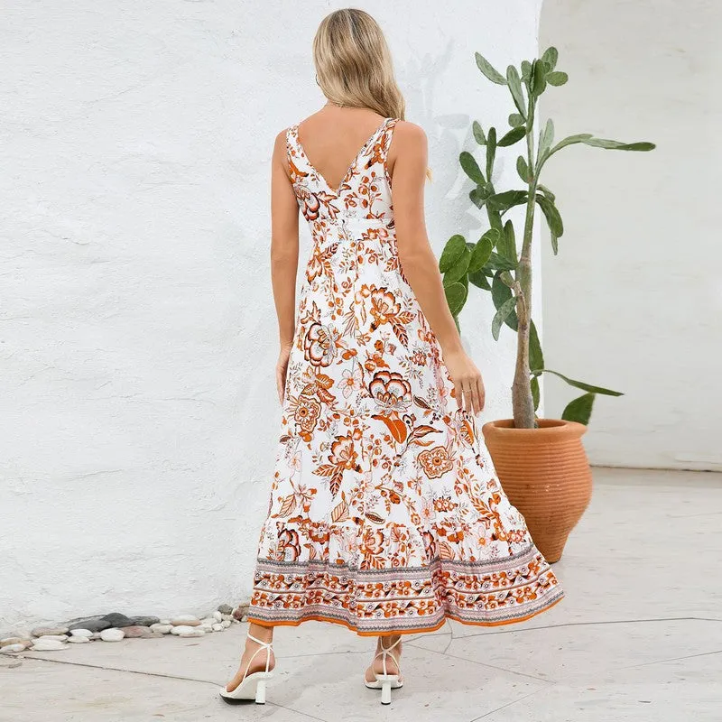 Boho Blossom Maxi Dress