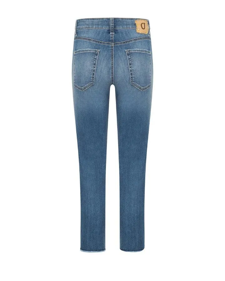 Cambio Piper Slim Fit Cropped Jeans