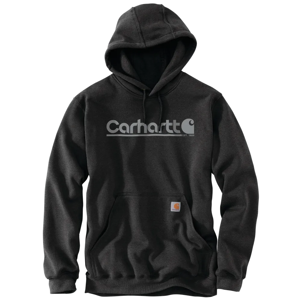 Carhartt Mens Rain Defender Graphic Fleece Pullover Hoodie