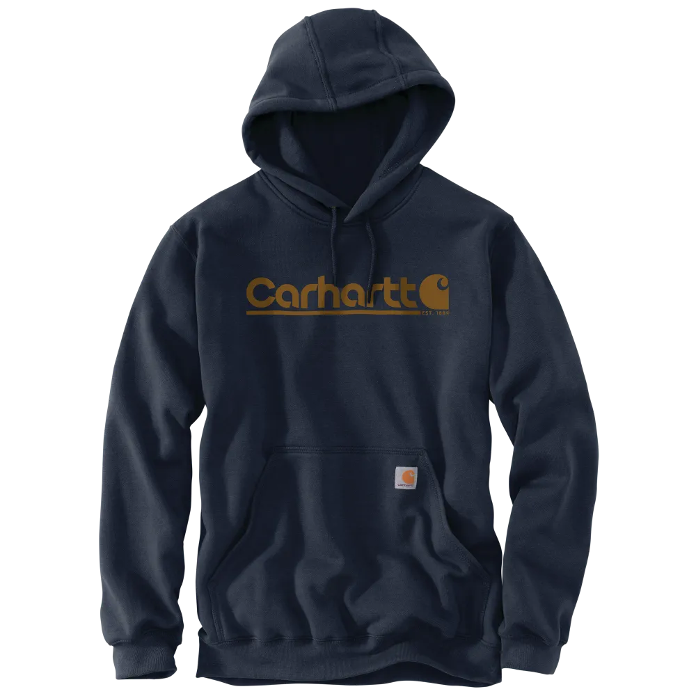 Carhartt Mens Rain Defender Graphic Fleece Pullover Hoodie