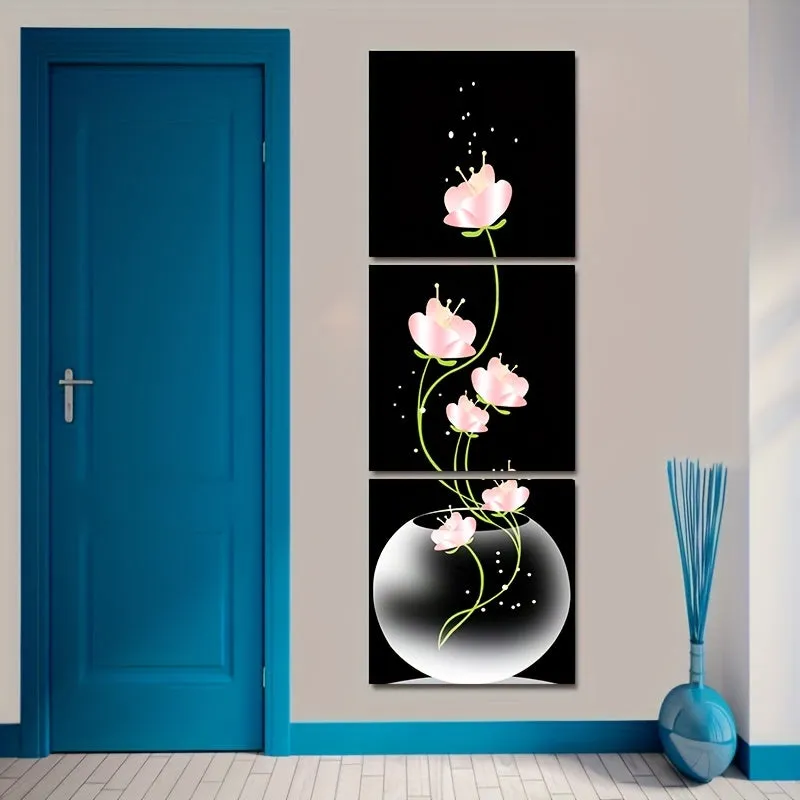 Charming Pink Flower Canvas Prints for Stylish Home Decor