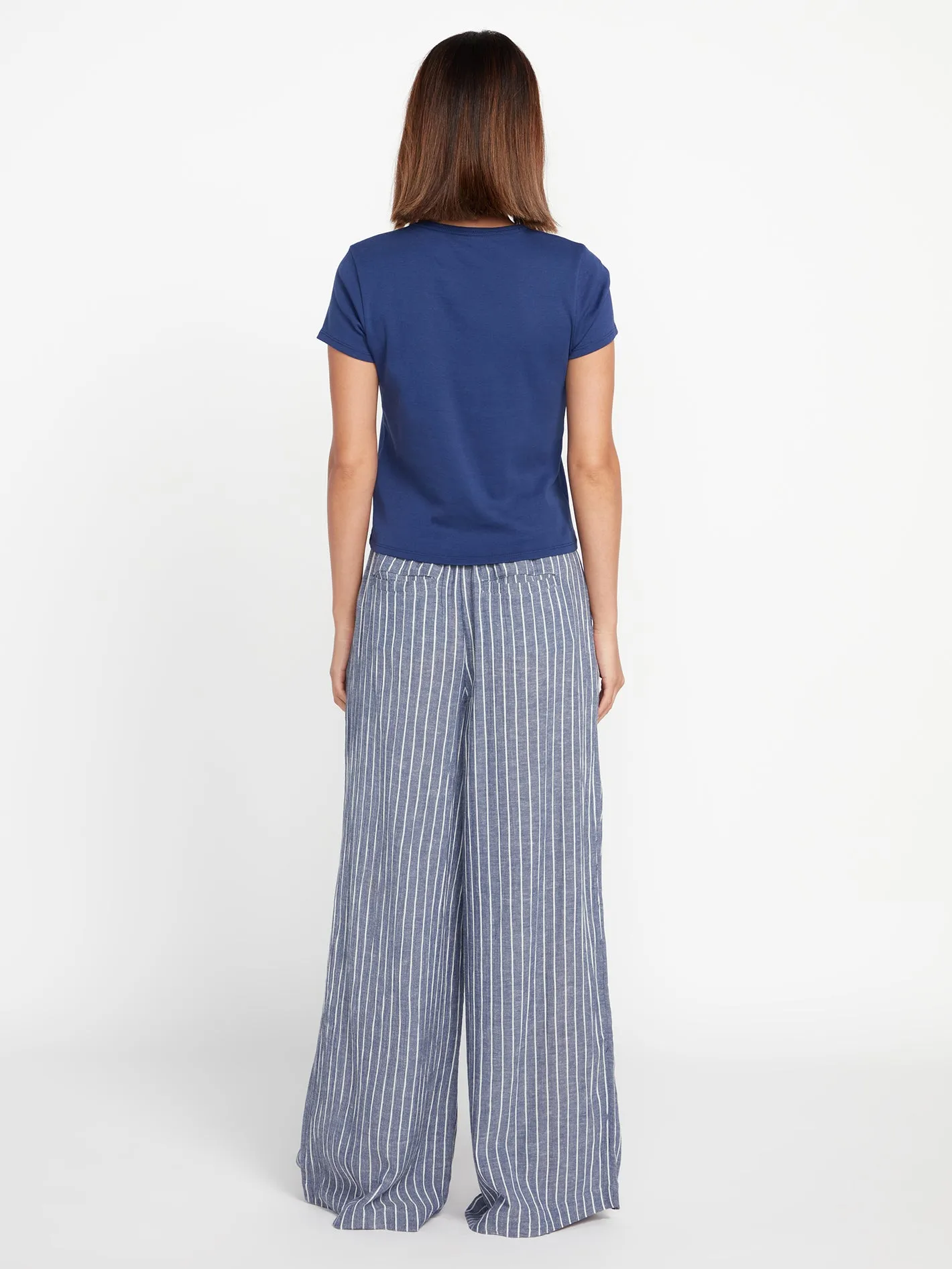 Coco Ho Trouser Elastic Waist Pants - Navy