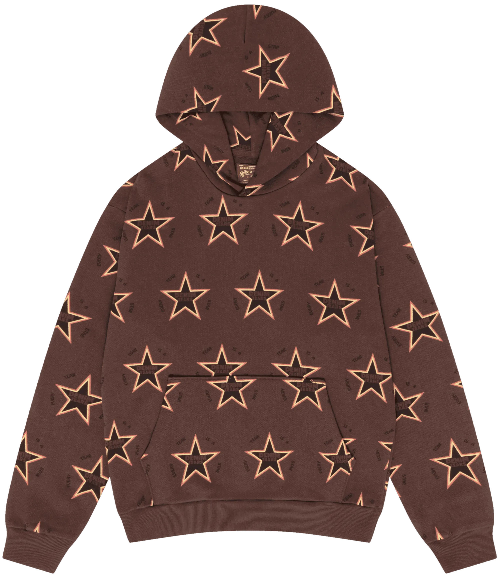 Denim Tears Every Tear Is A Star Hoodie Brown