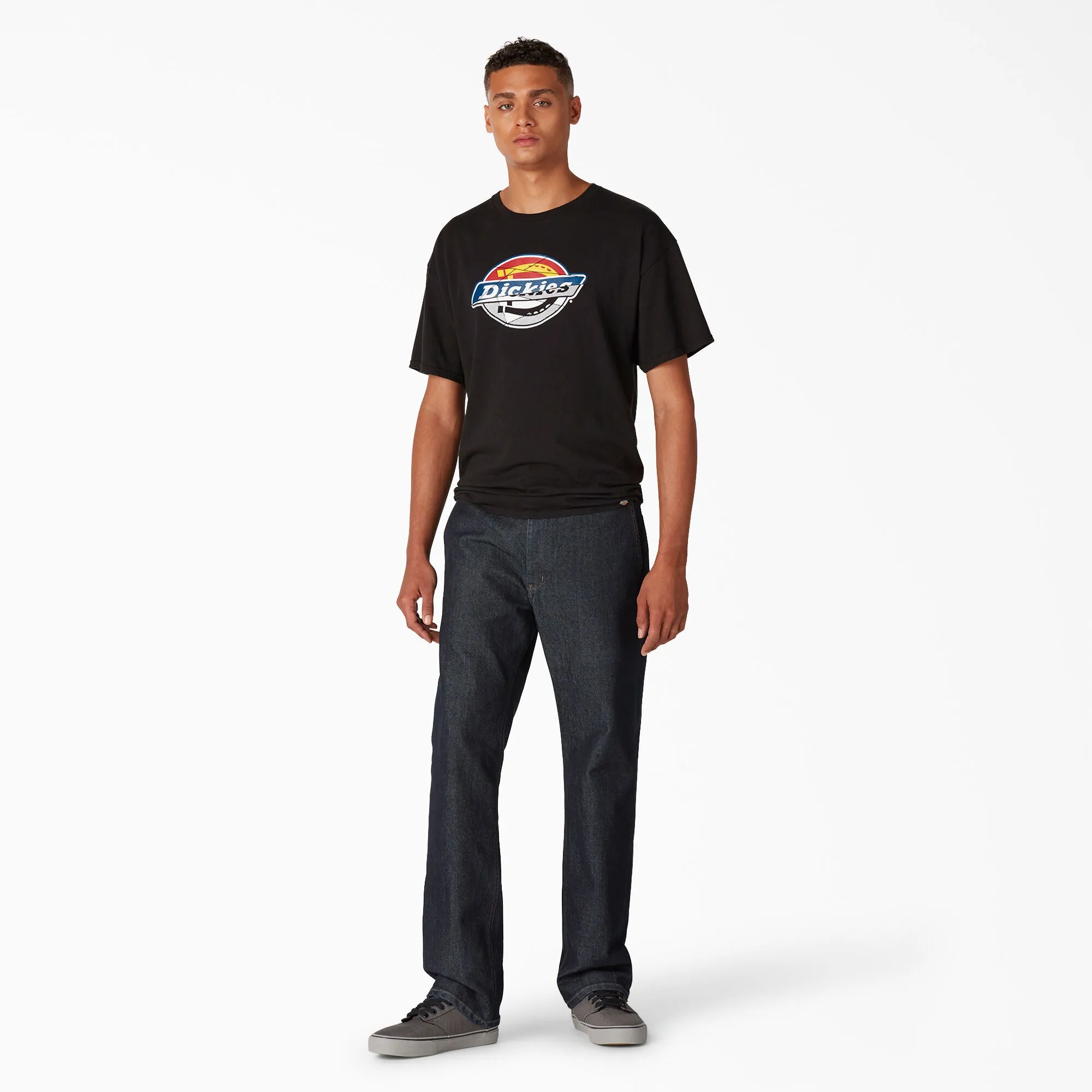 Dickies Skate Regular Fit Utility Jean: Rinsed Indigo Blue