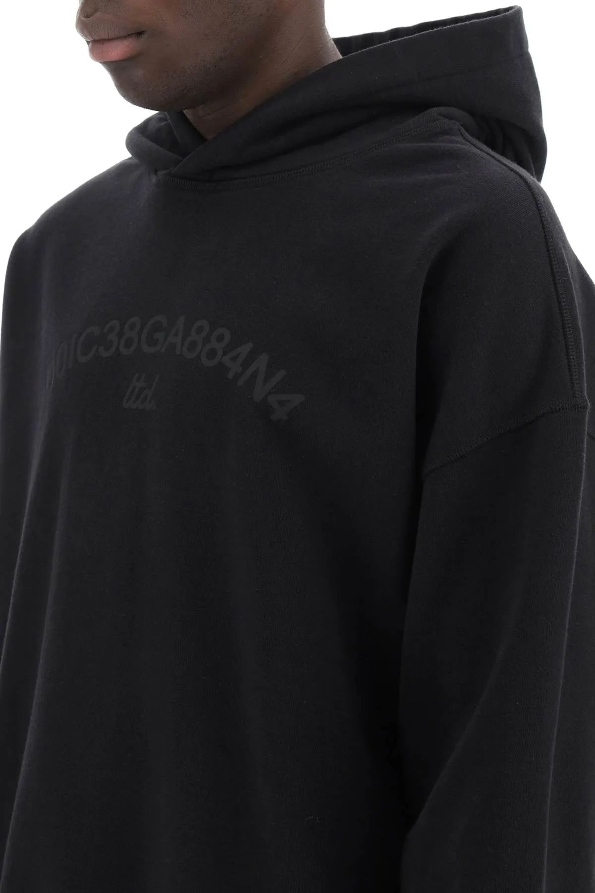 Dolce & Gabbana Hooded Sweatshirt With Logo Print