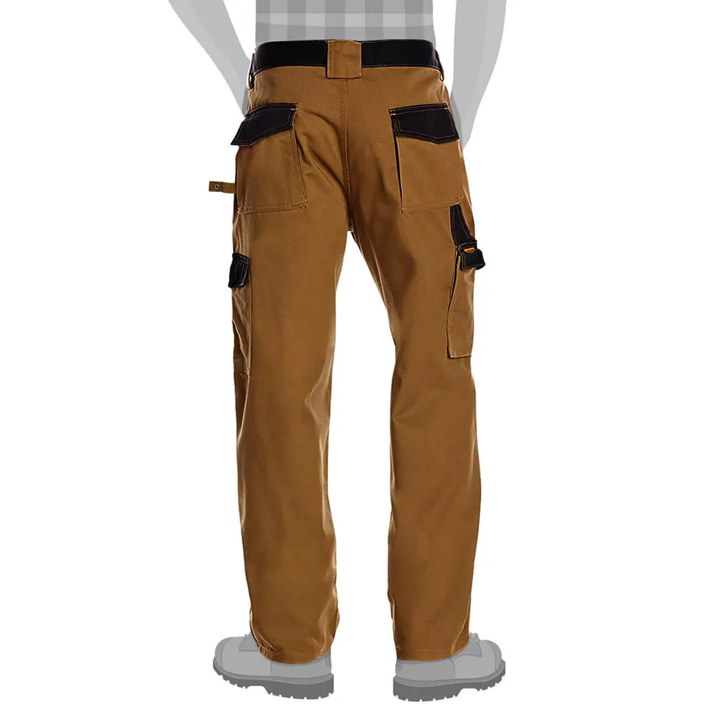 DuraDrive Men's TRADESMAN British Tan Two Tone Work Pants