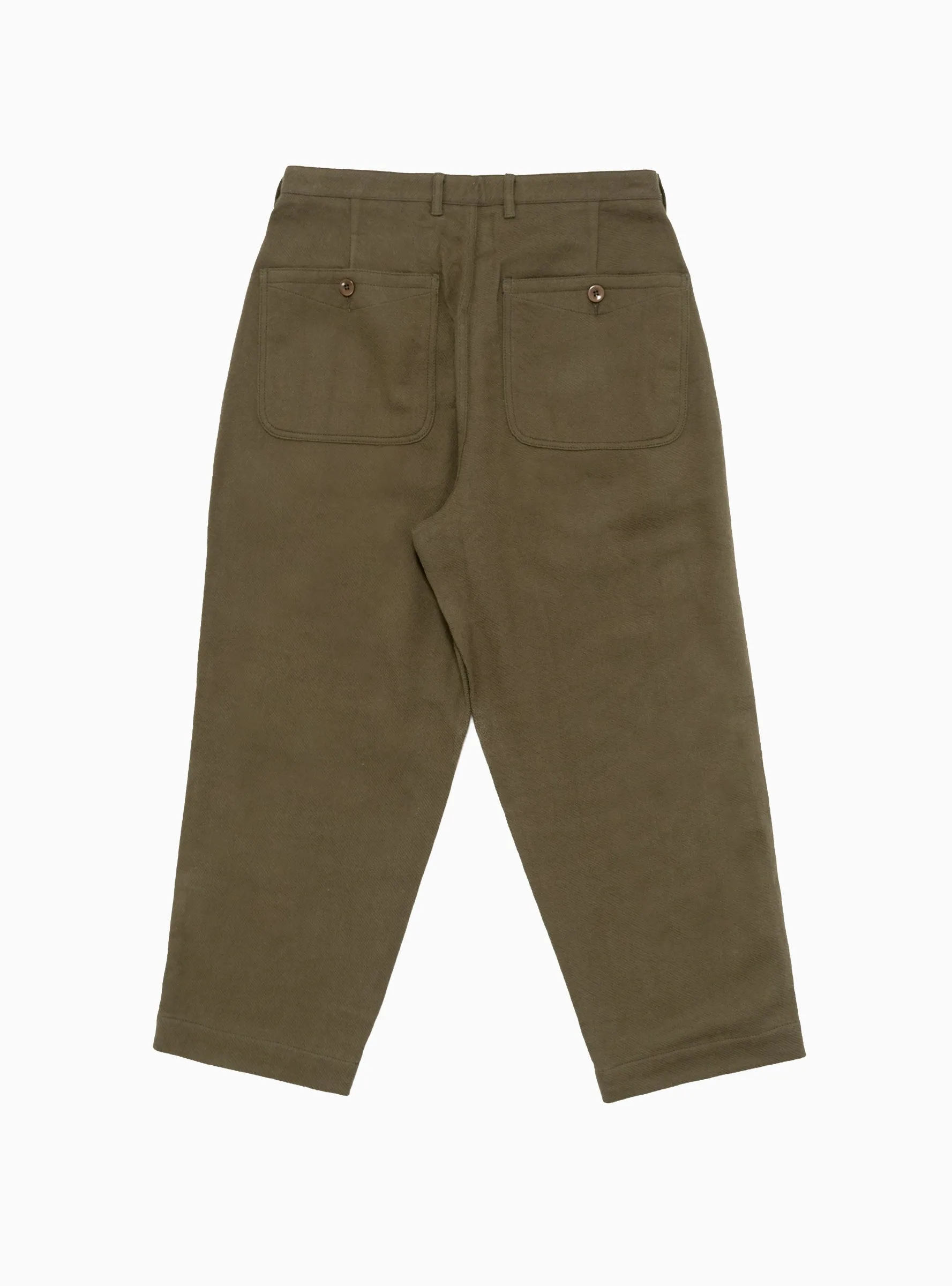 Duster Pleated Pant Olive