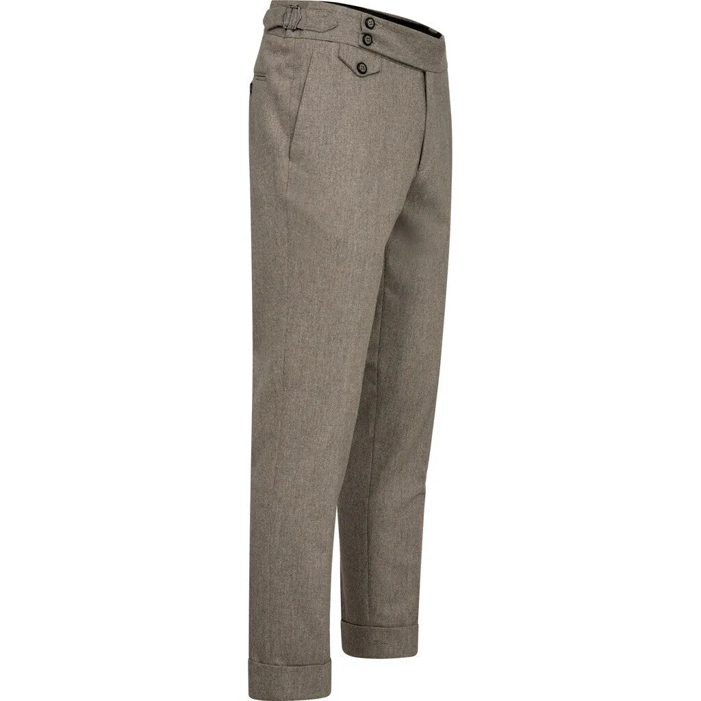 Ferduce Flanell Wool Pants - LBR Light Brown