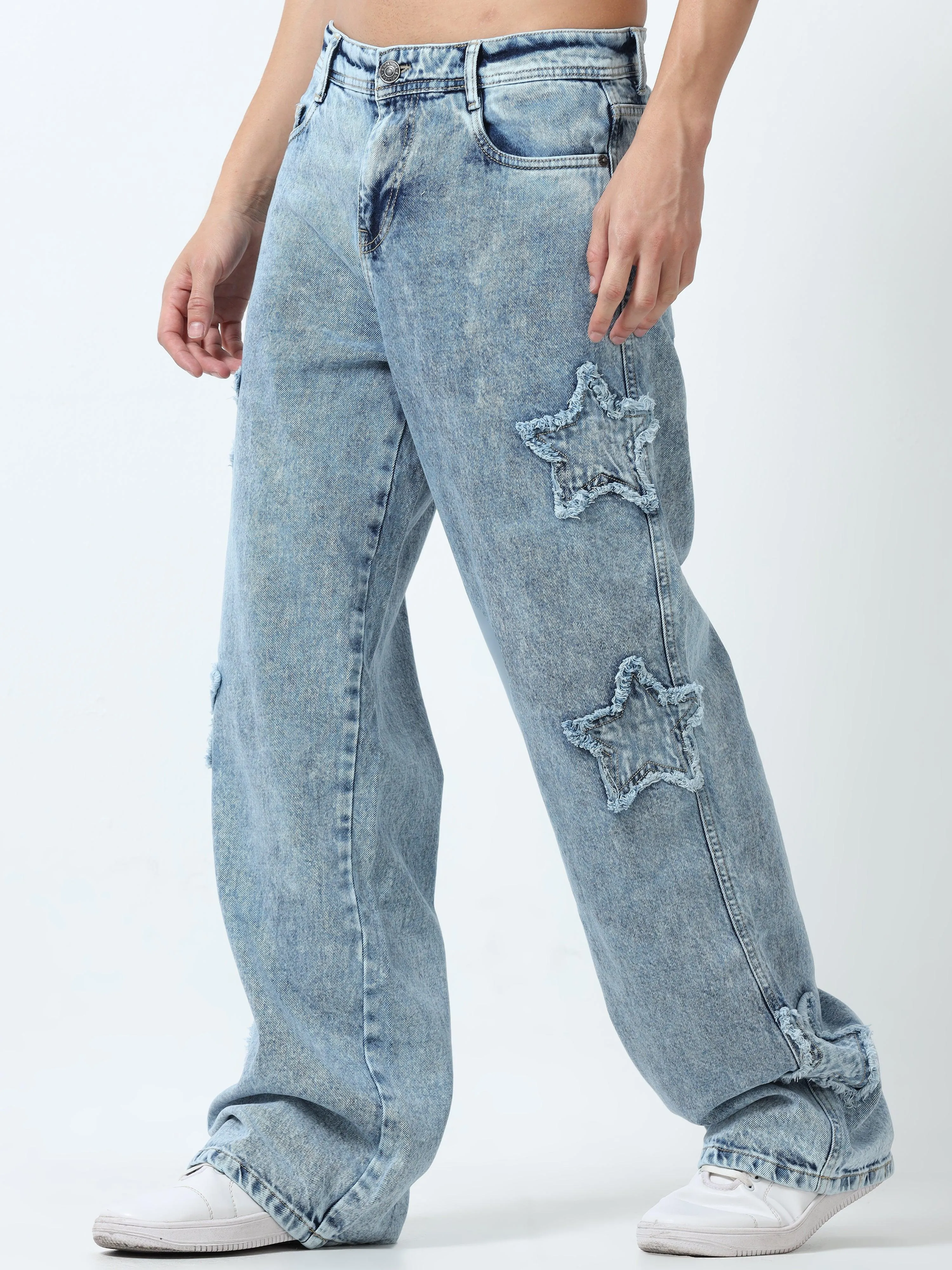 Galatea Loose-Fit Blue Jeans