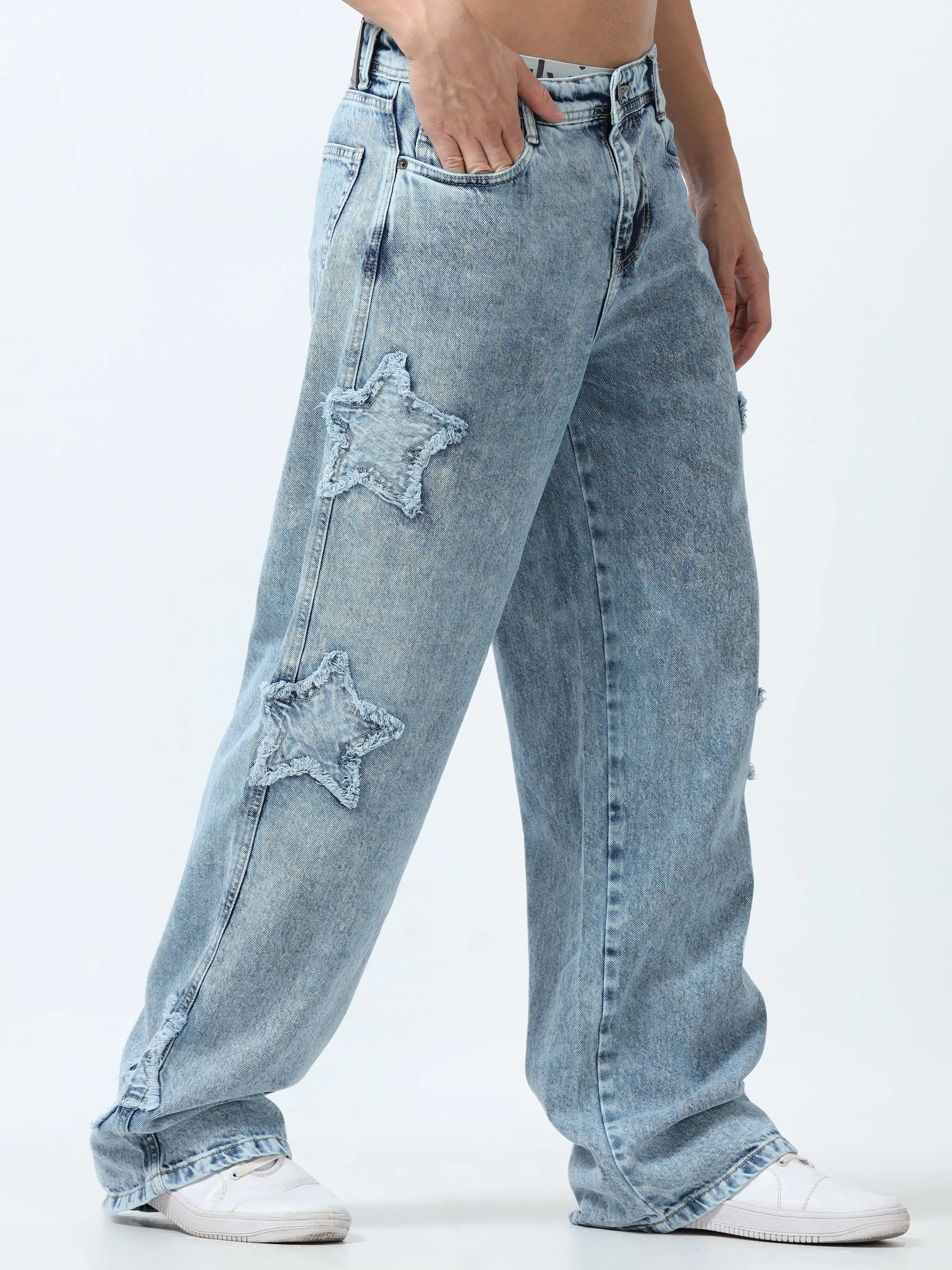 Galatea Loose-Fit Blue Jeans