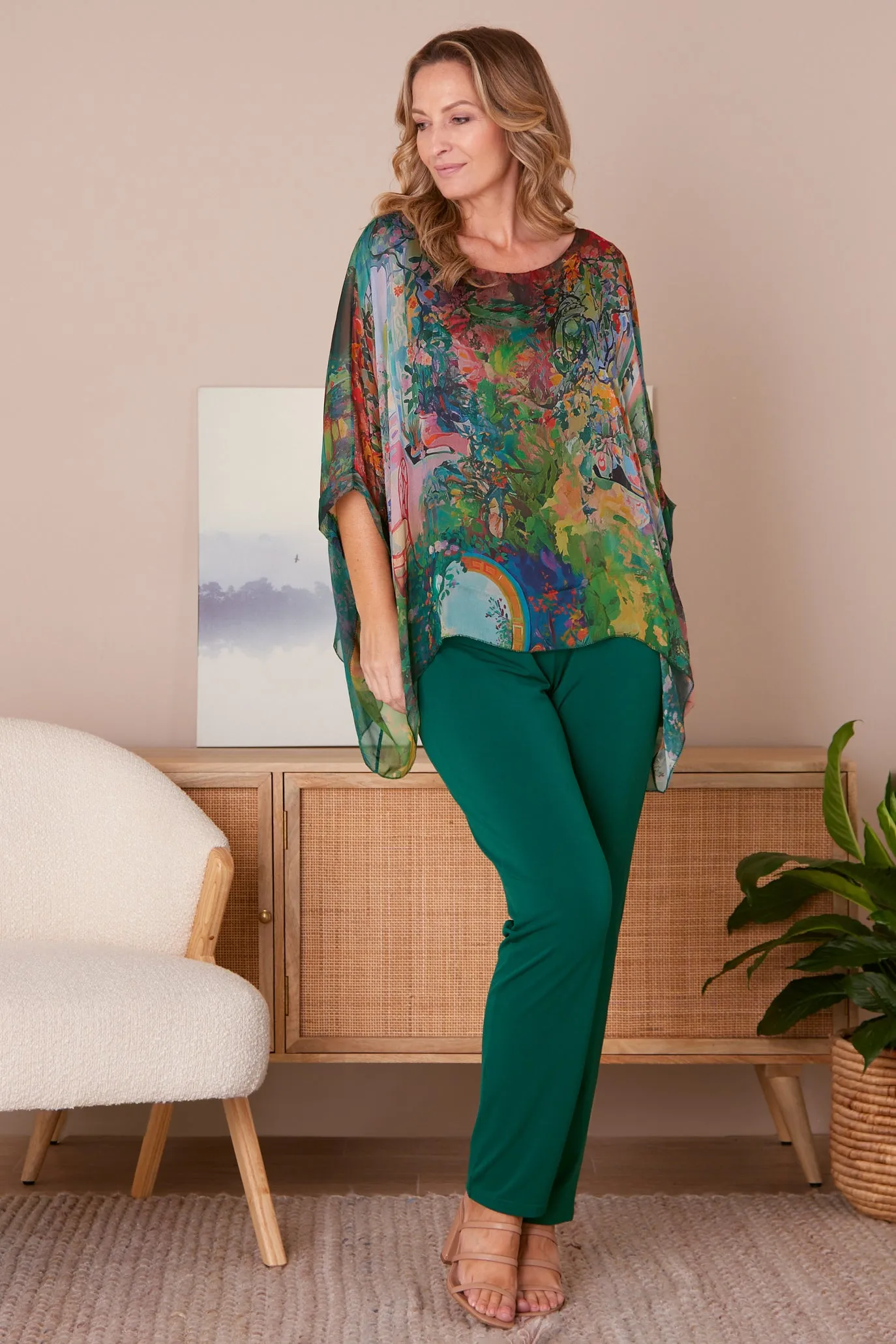 Gianna Pants - Emerald