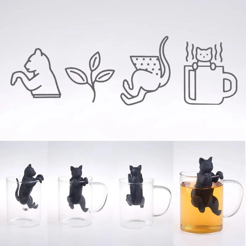 Hanging Cat Tea Infuser