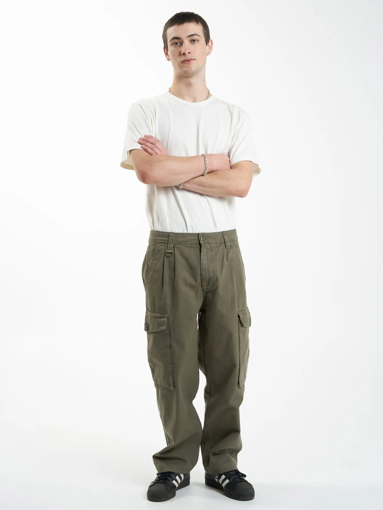 Issued Big Slacker Cargo Pant - Mild Army