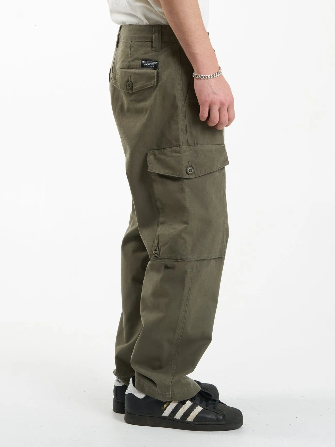 Issued Big Slacker Cargo Pant - Mild Army