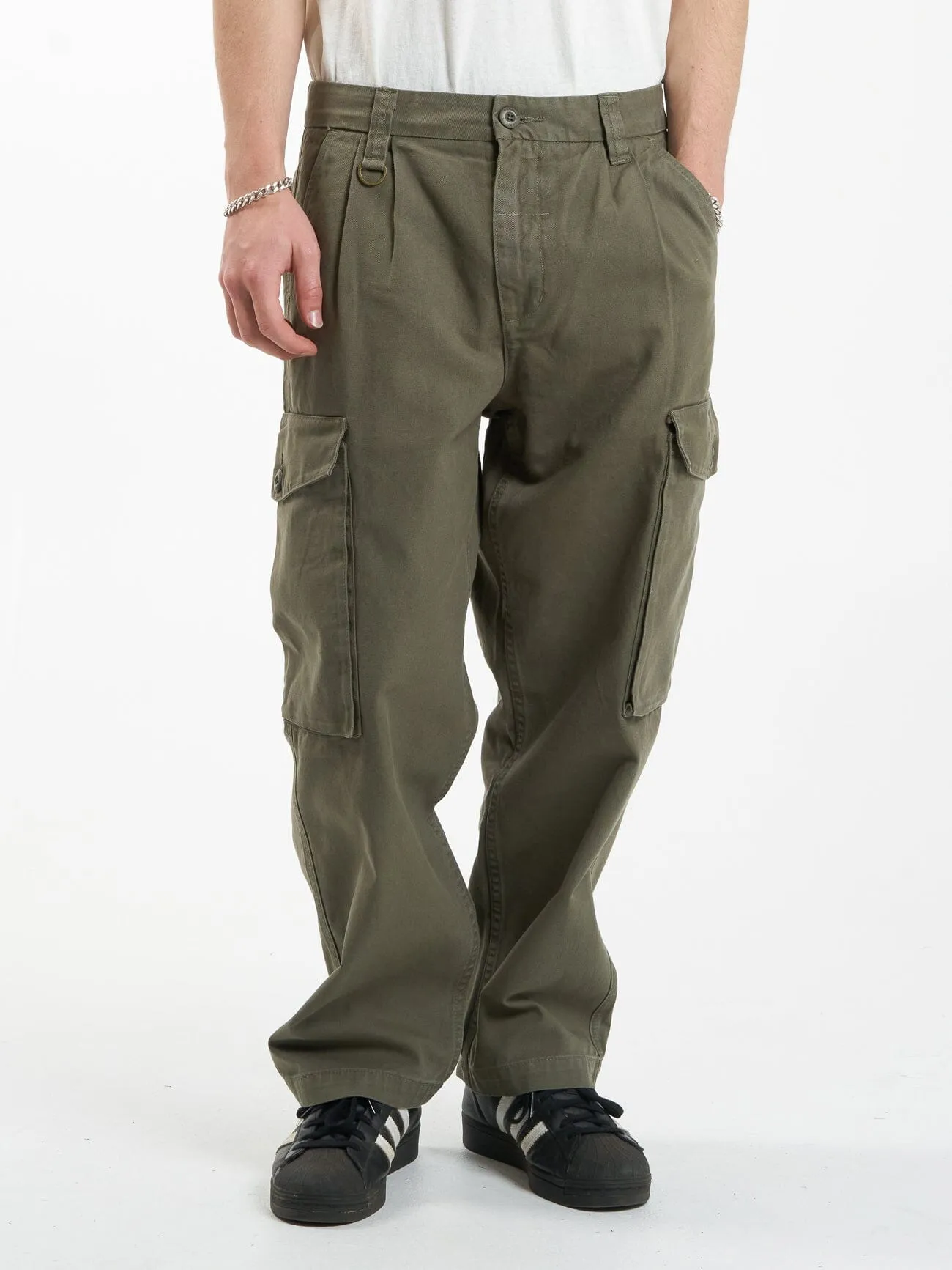 Issued Big Slacker Cargo Pant - Mild Army