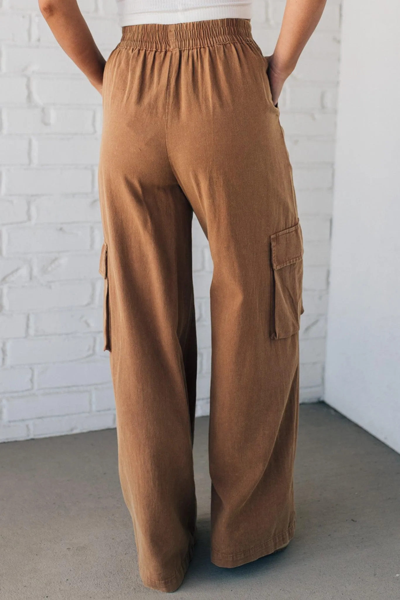 Ivy Wide Leg Cargo Pants