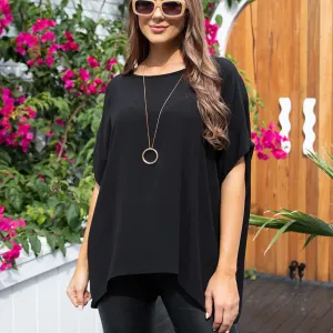 Last one - Size 10 - Bee Madison Kitty Top - Black