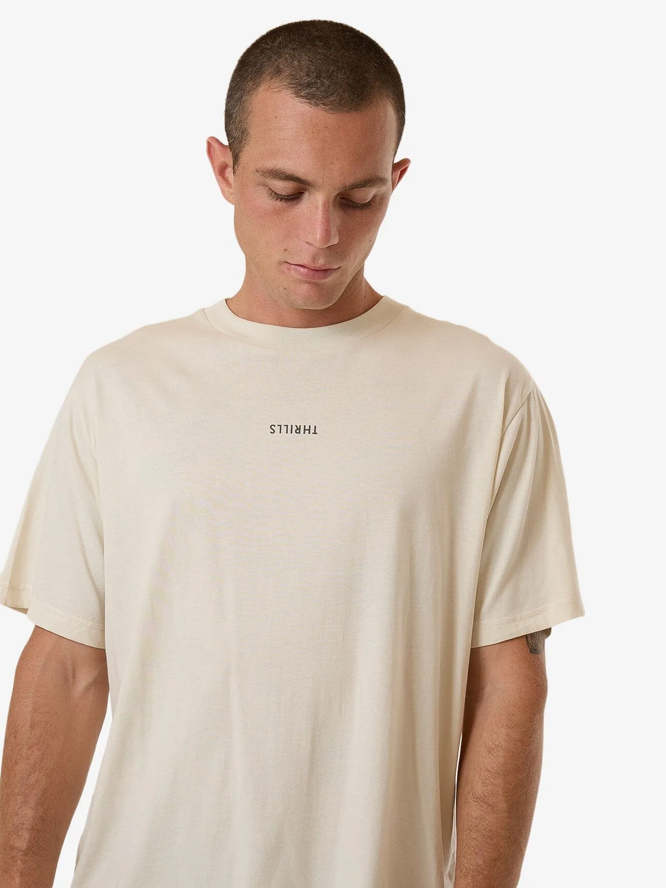 Minimal Thrills Merch Fit Tee - Heritage White