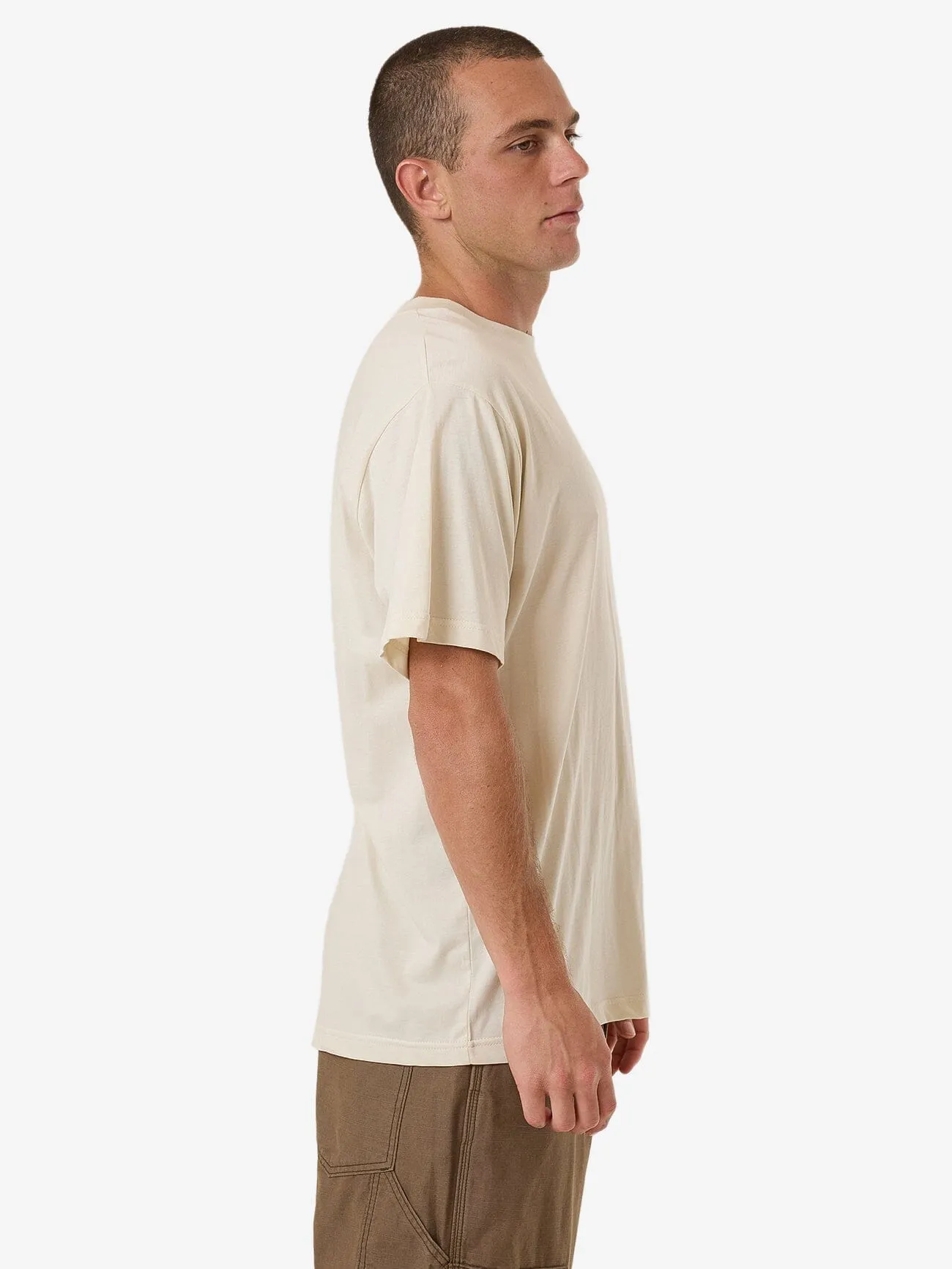 Minimal Thrills Merch Fit Tee - Heritage White