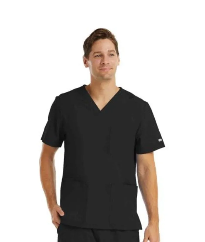 Momentum Mens 4 Pocket, V-Neck Scrub Top