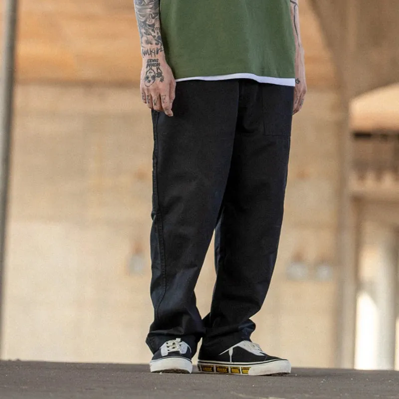 Multi-pocket Cargo Pants Men Streetwear Loose Straight Casual Baggy Pant