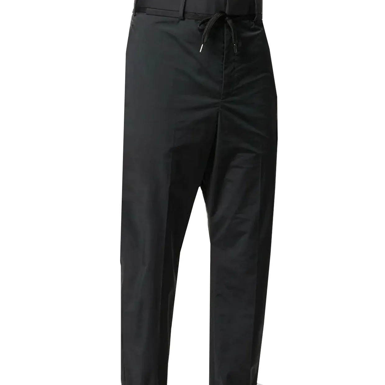 Neil Barrett Drawstring Waist Crépe Trousers