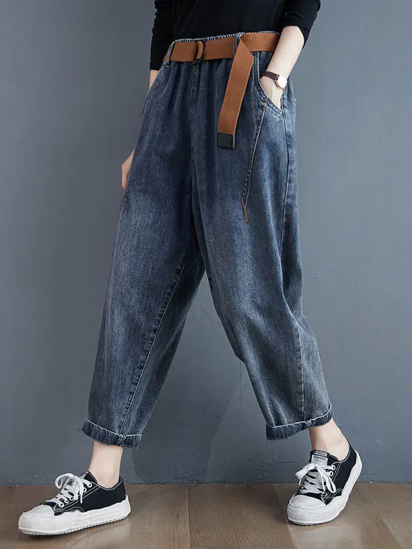 Original Solid Elasticity Jean Pants