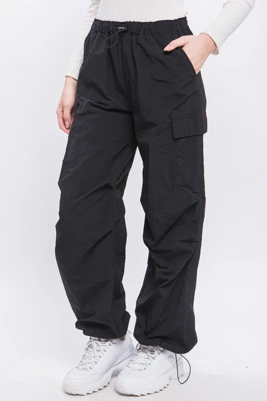 Parachute Pants Black