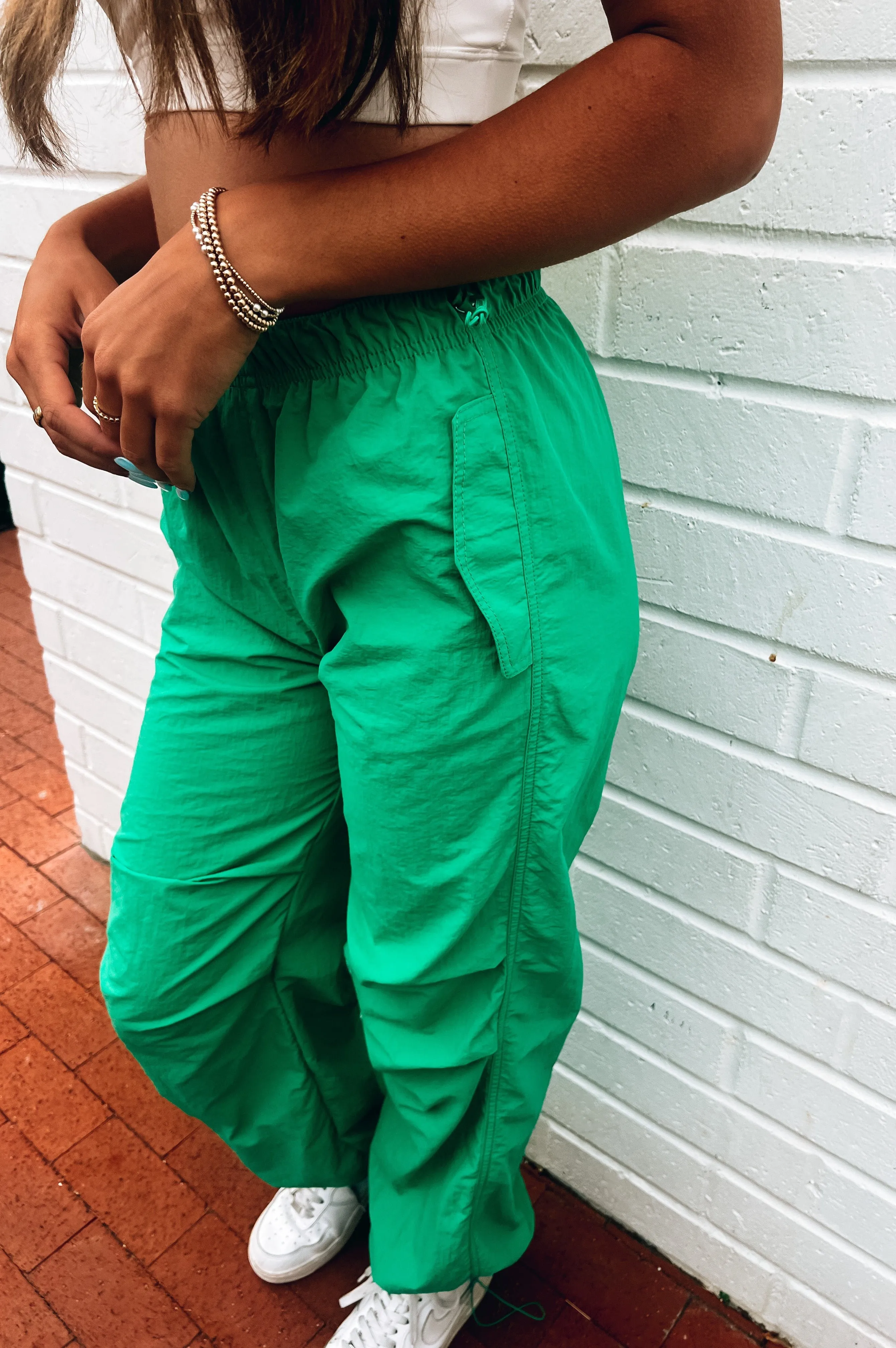 Parachute Pants Green