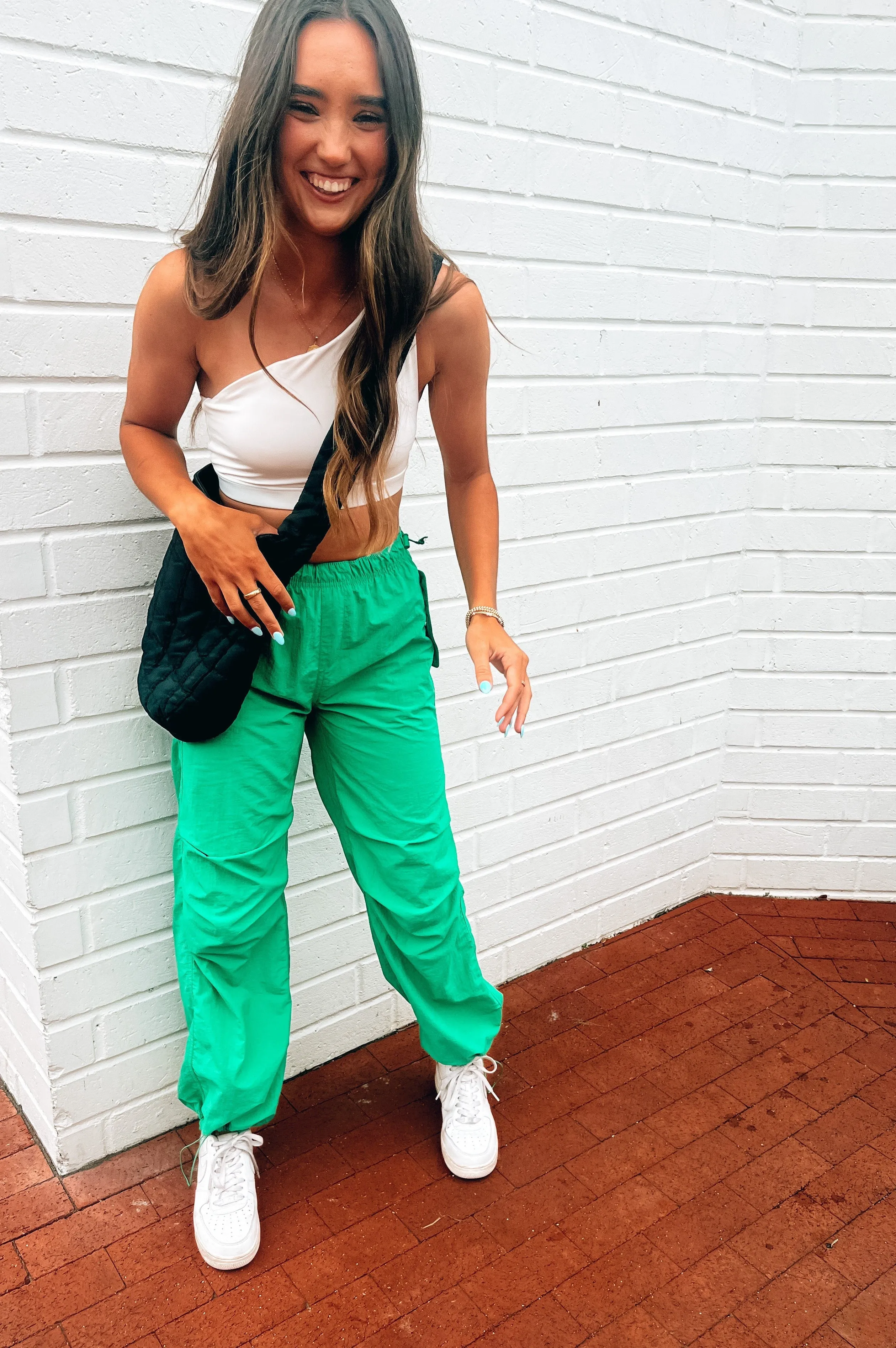 Parachute Pants Green