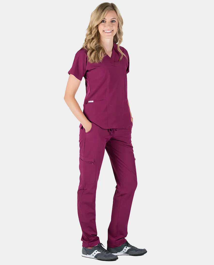 Peyton Cargo 7-Pocket Scrub Pants