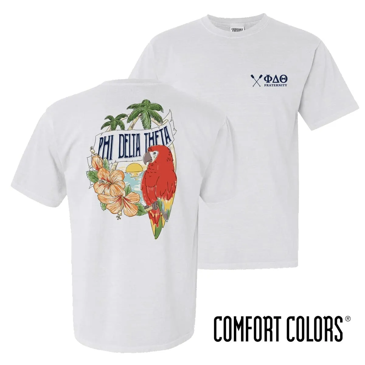 Phi Delt Comfort Colors Tropical Tee