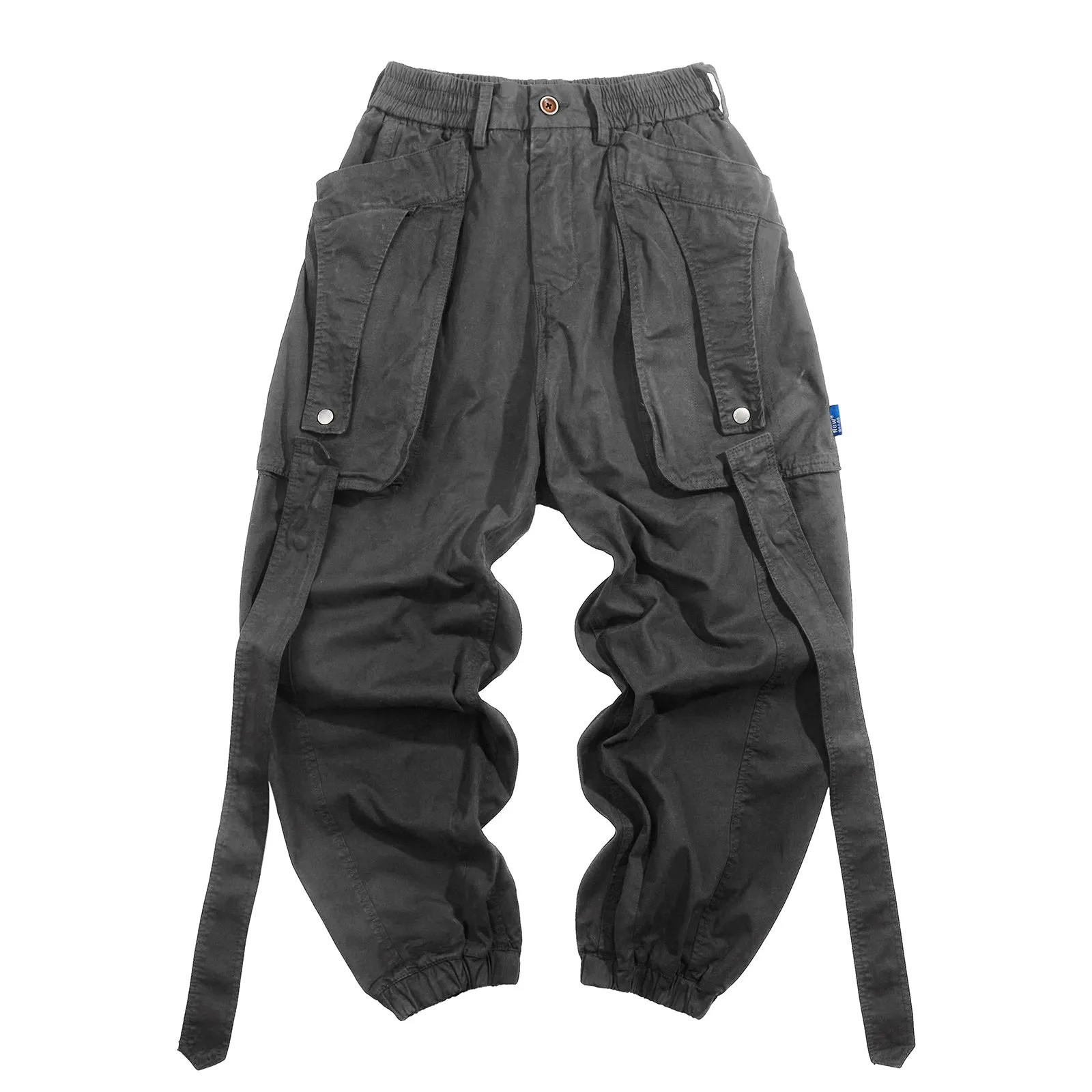 POCKETS STRIP CARGO PANTS