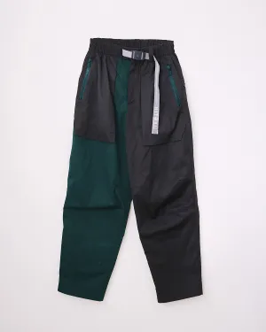 PRE-ORDER | Hitorii S01 | Street Pant | Black   Green | Loose Fit