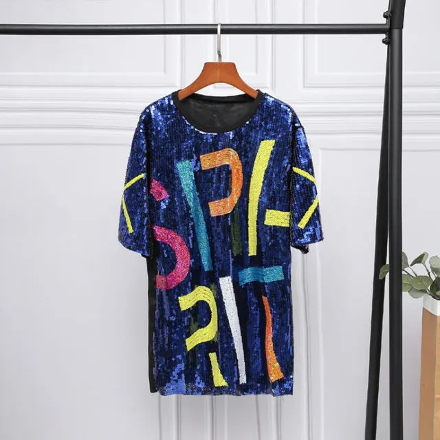 Pre Order:  Spirit Sequined Loose T-Shirt