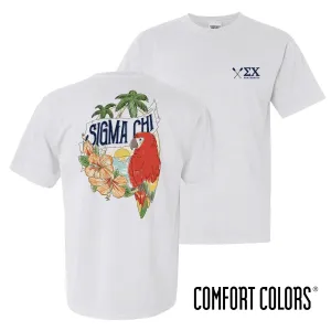 Sigma Chi Comfort Colors Tropical Tee