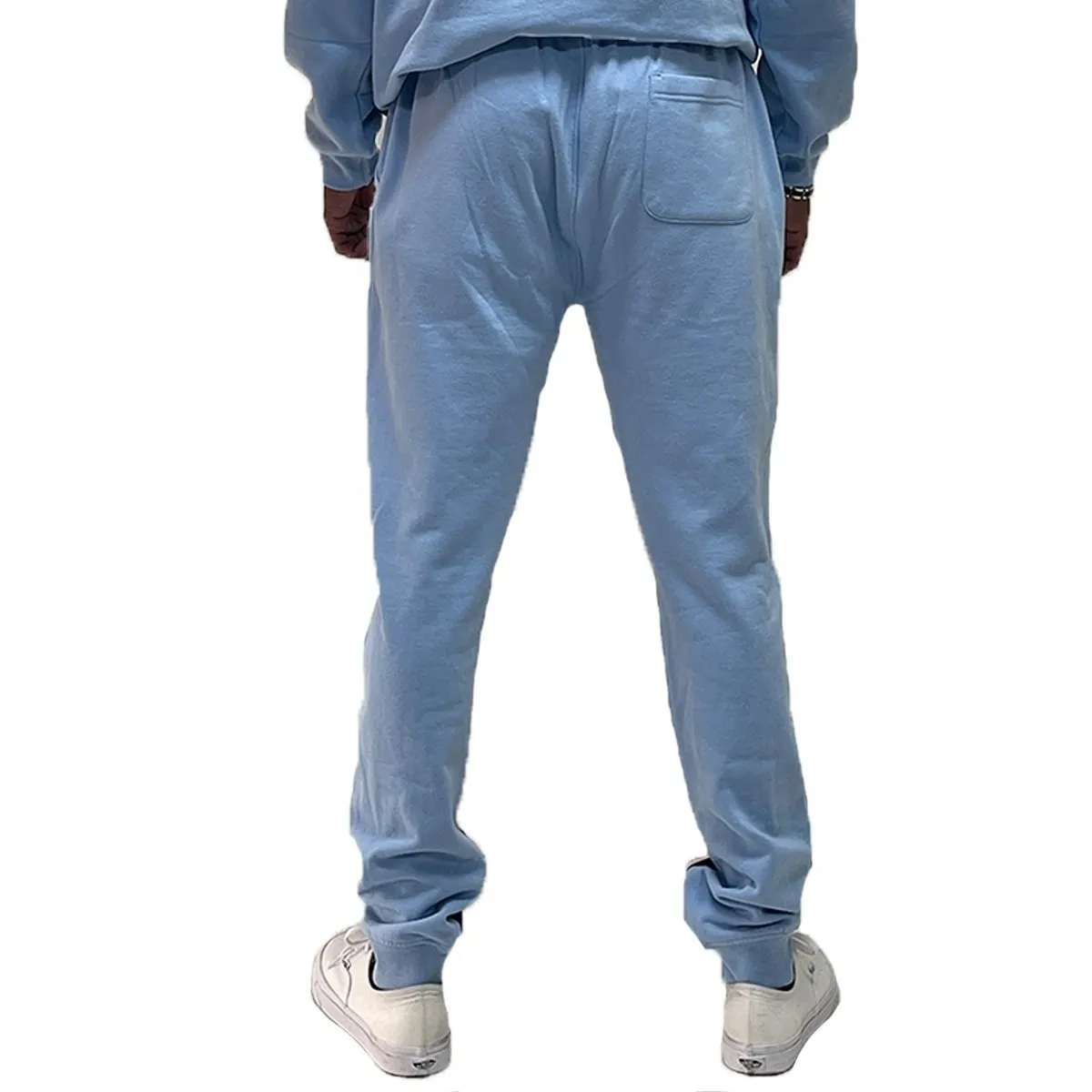 Sky Blue Color Block Sweats