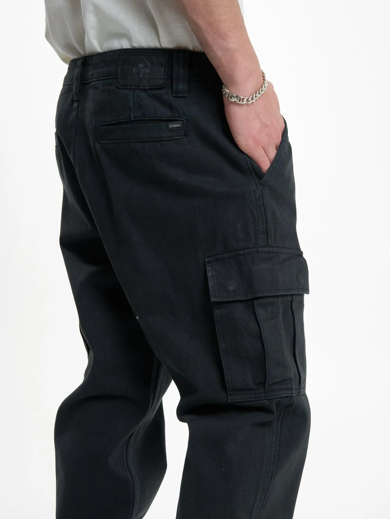 Slacker Denim Cargo Jean - Dusk Black